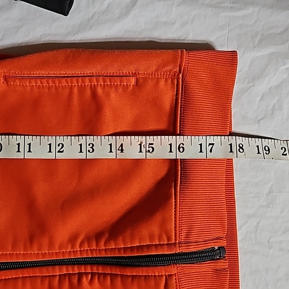 Nike Boys Size 7 Gray Orange Long Sleeve Zippered Track Jacket Used - Picture 14 of 14